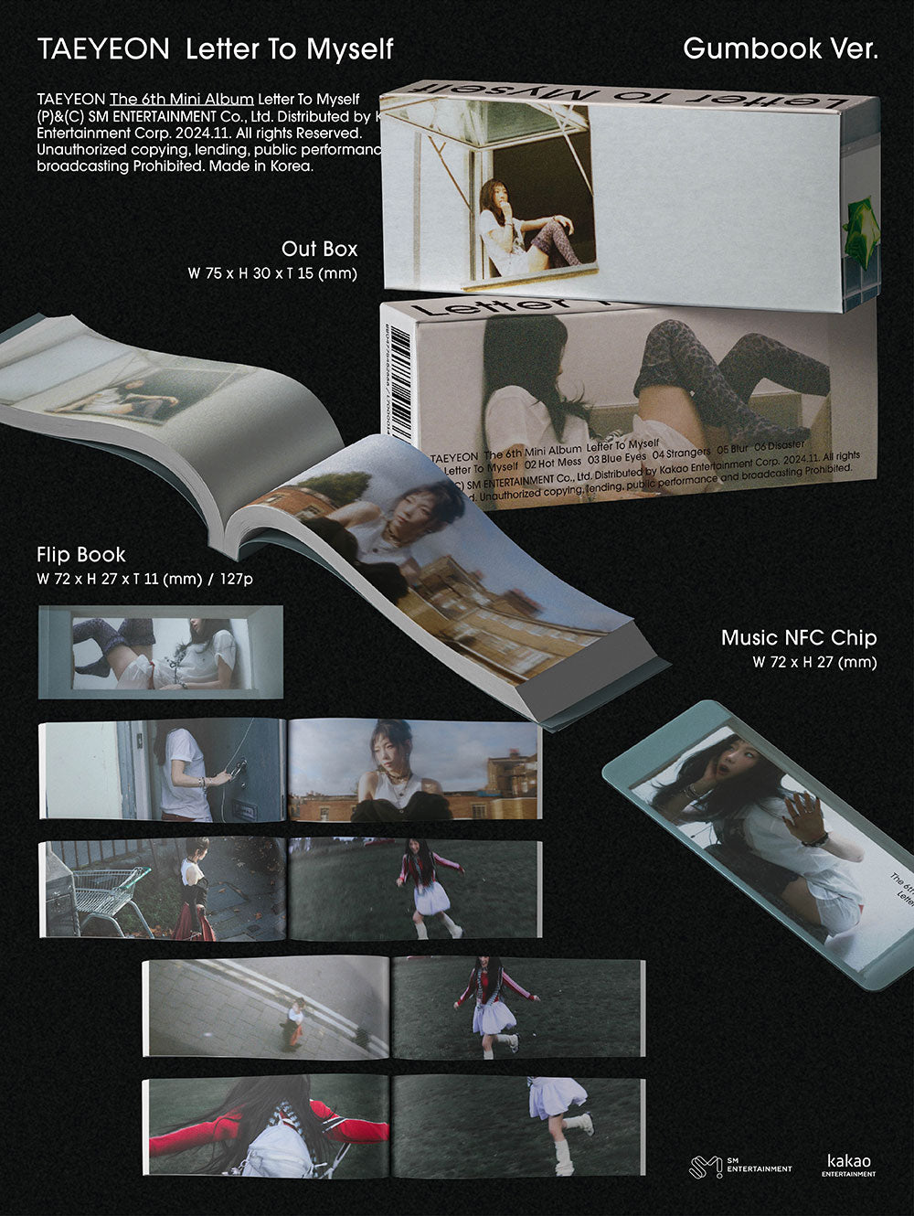 TAEYEON - Letter To Myself [6th Mini Album - Gumbook Ver.]