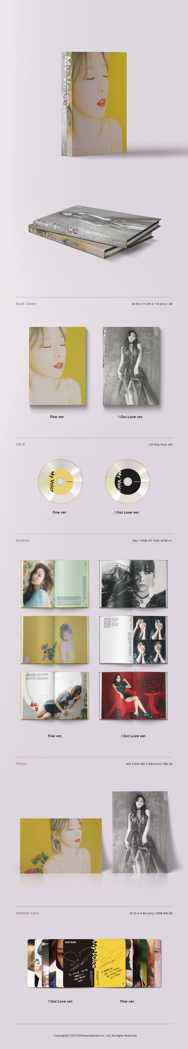 TAEYEON - My Voice [1st Album]