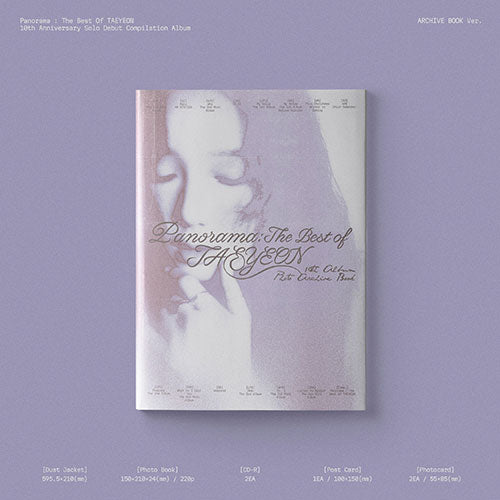 TAEYEON Panorama The Best of TAEYEON 1st Compilation Album ARCHIVE BOOK Ver - Main Image