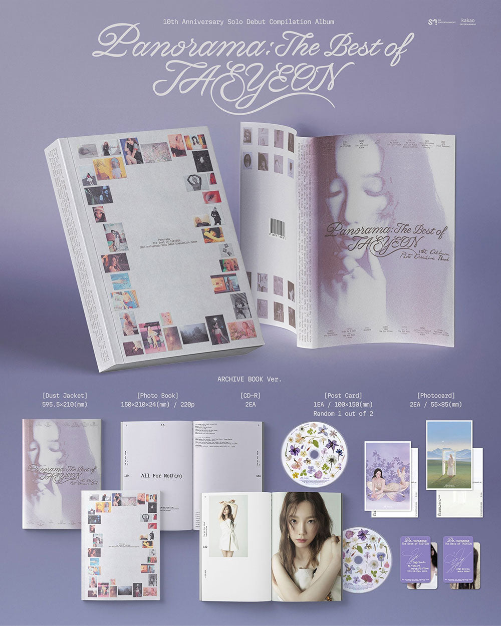 TAEYEON - Panorama : The Best of TAEYEON [1st Best Album - ARCHIVE BOOK Ver.]