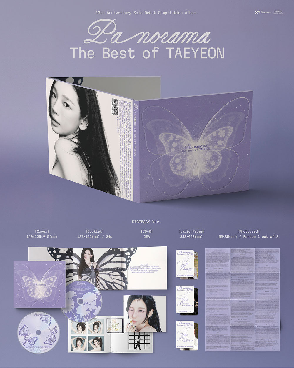TAEYEON - Panorama : The Best of TAEYEON [1st Best Album - DIGIPACK Ver.]