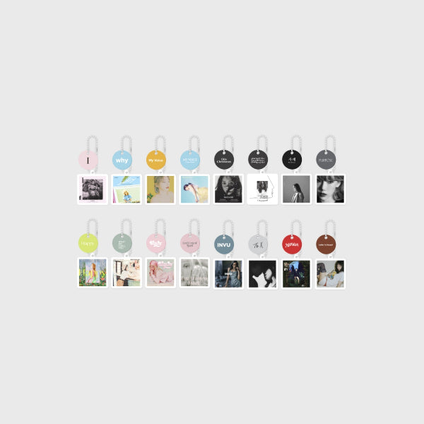 TAEYEON Random Album Keyring 2025 TAEYEON The 10th Anniversary Exhibition Time Lapse Timeless Official MD - Main Image