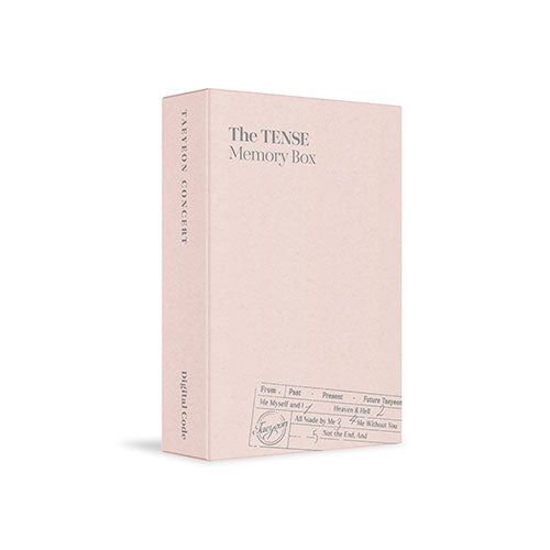 TAEYEON The TENSE Memory Box 2025 Concert Digital Code - main image