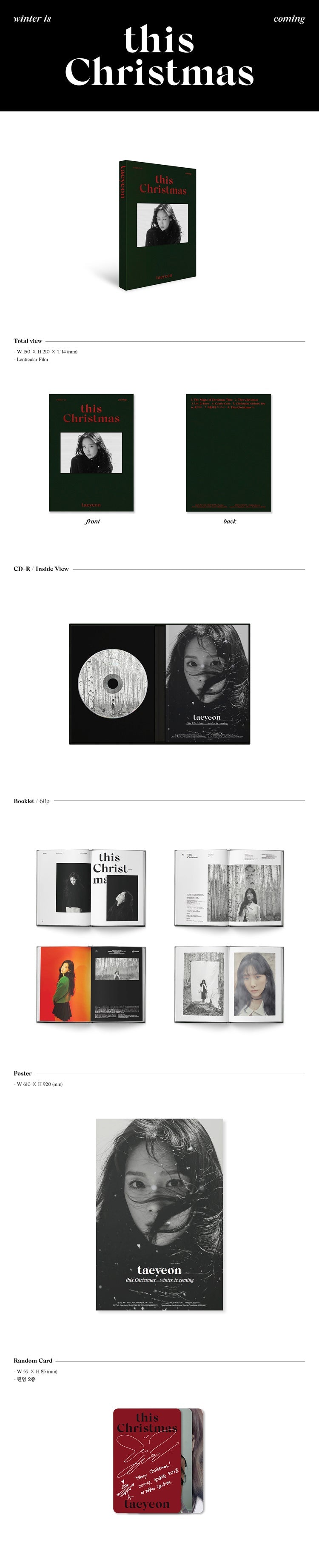 TAEYEON - This Christmas - Winter Is Coming [Winter Album]