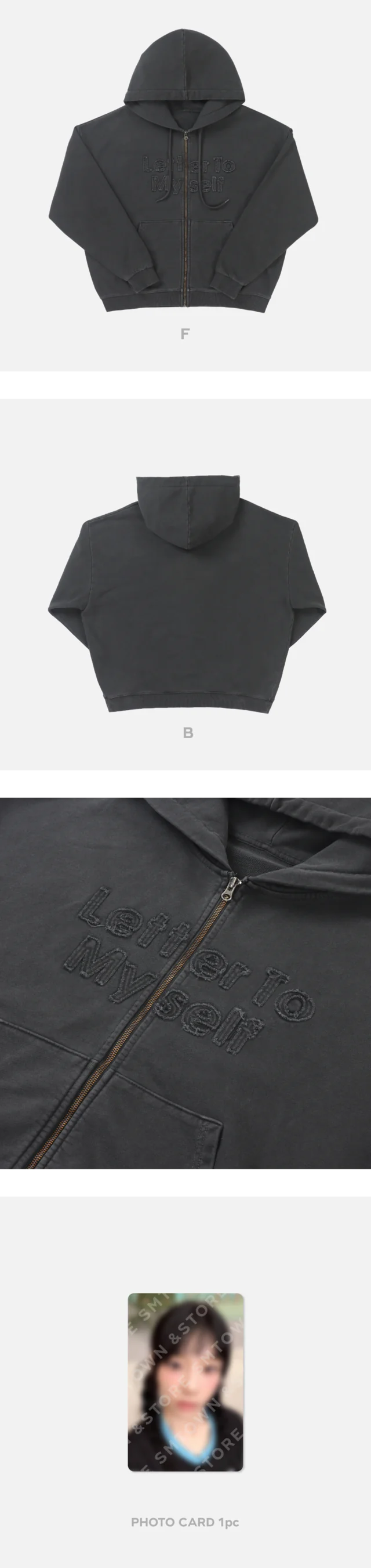 TAEYEON - Zip Up Hoodie Set ['Letter To Myself' 6th Mini Album Official MD]