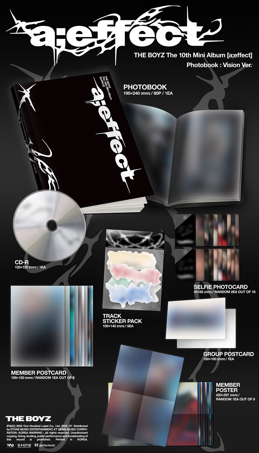 THE BOYZ - a;effect [10th Mini Album] - K PLACE