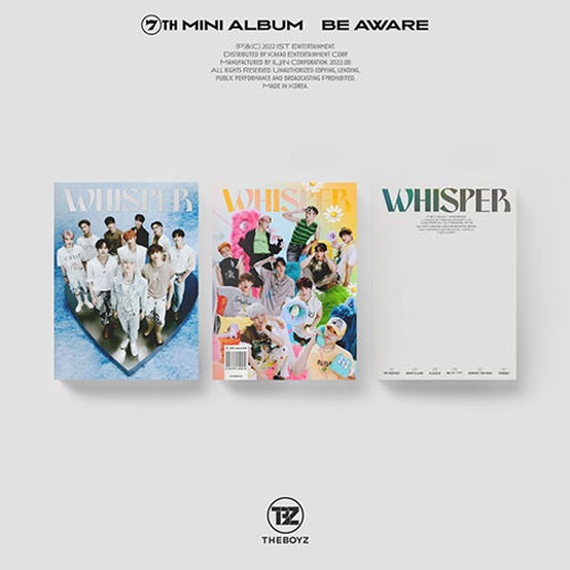 THE BOYZ - BE AWARE 7th Mini Album 3 variations -main image