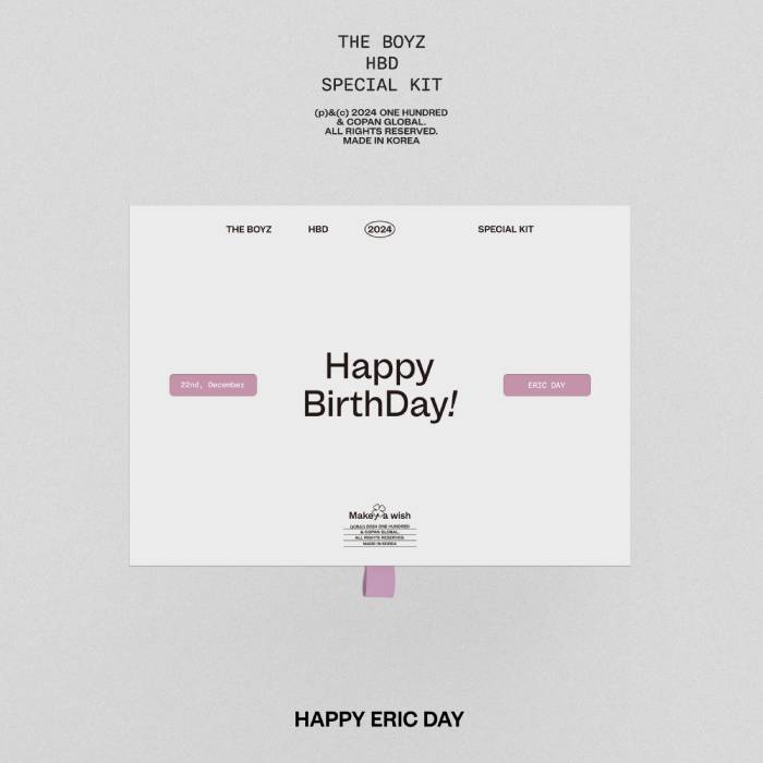 THE BOYZ HBD ERIC Special Kit - main image