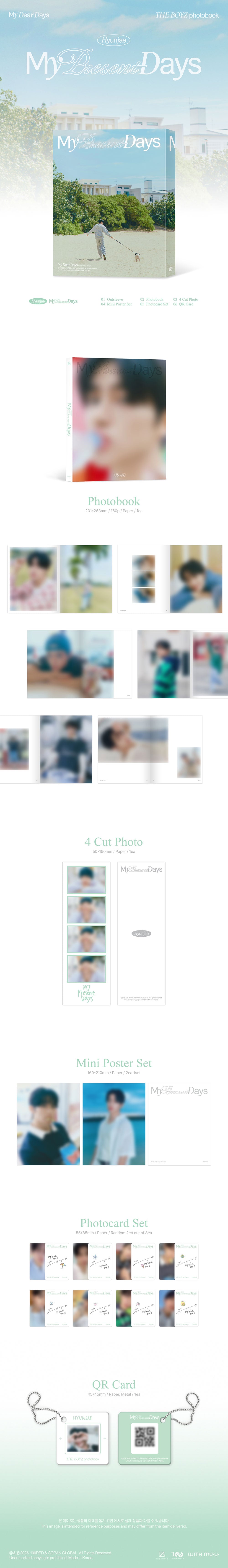 THE BOYZ HYUNJAE - MY Present Days [My Dear Days Photobook]