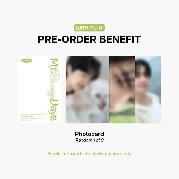 THE BOYZ Younghoon Photobook Withmuu POBs