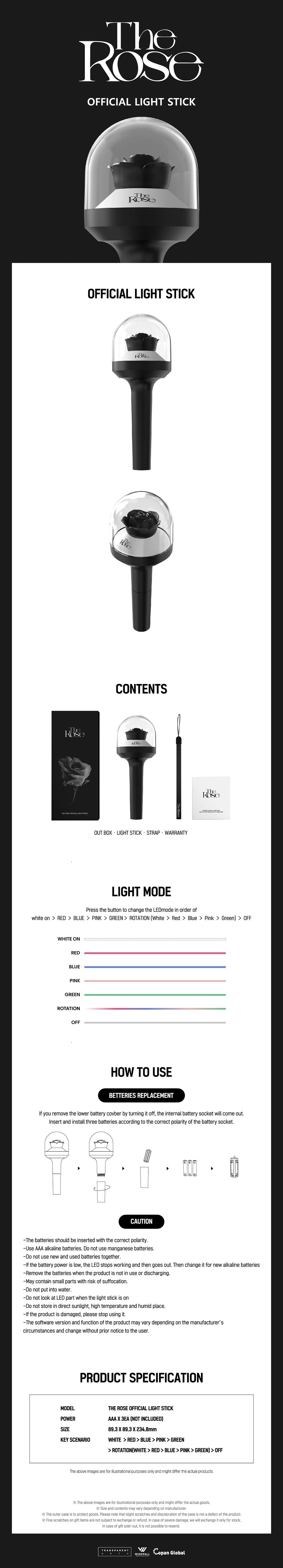 The Rose - Official Light Stick