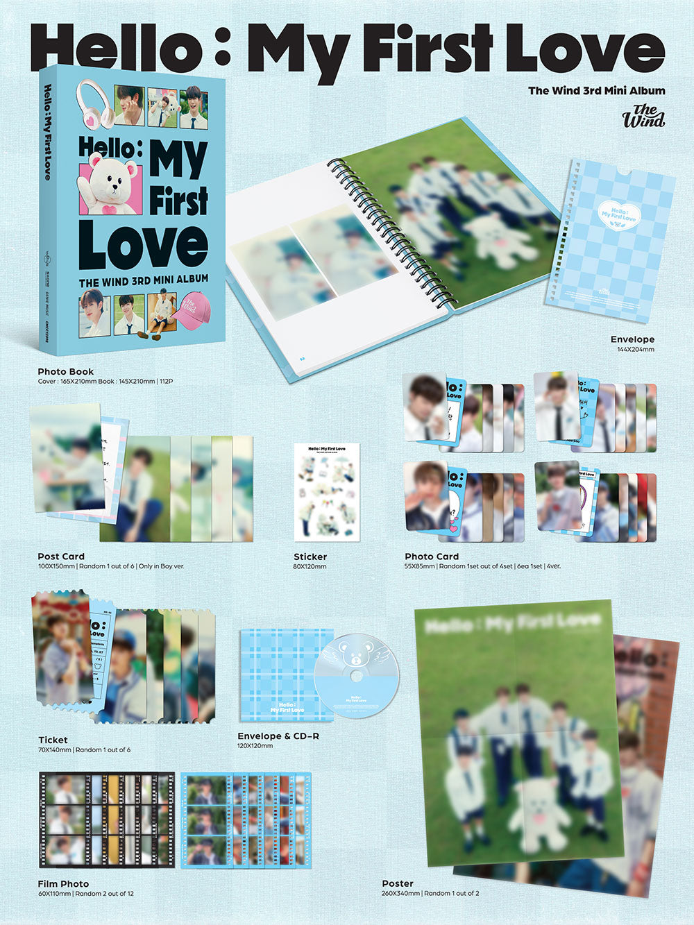 The Wind - Hello : My First Love [3rd Mini Album] gallery image 1
