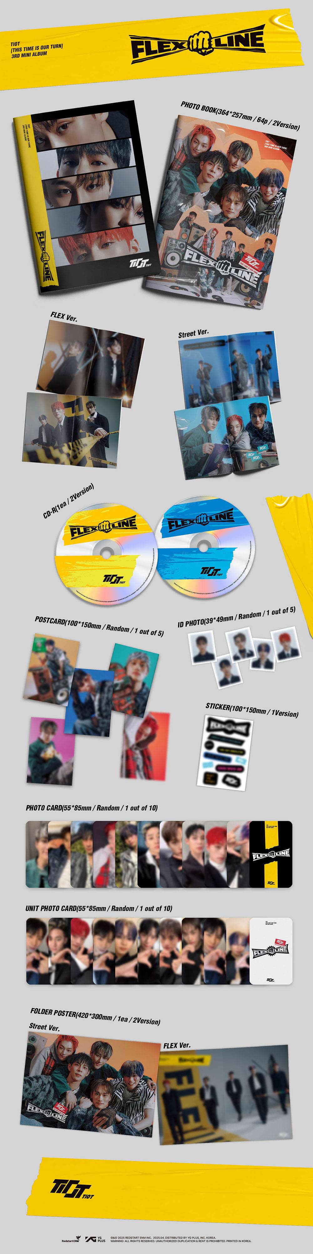 TIOT - FLEX LINE [3rd Mini Album - Photobook Ver.]