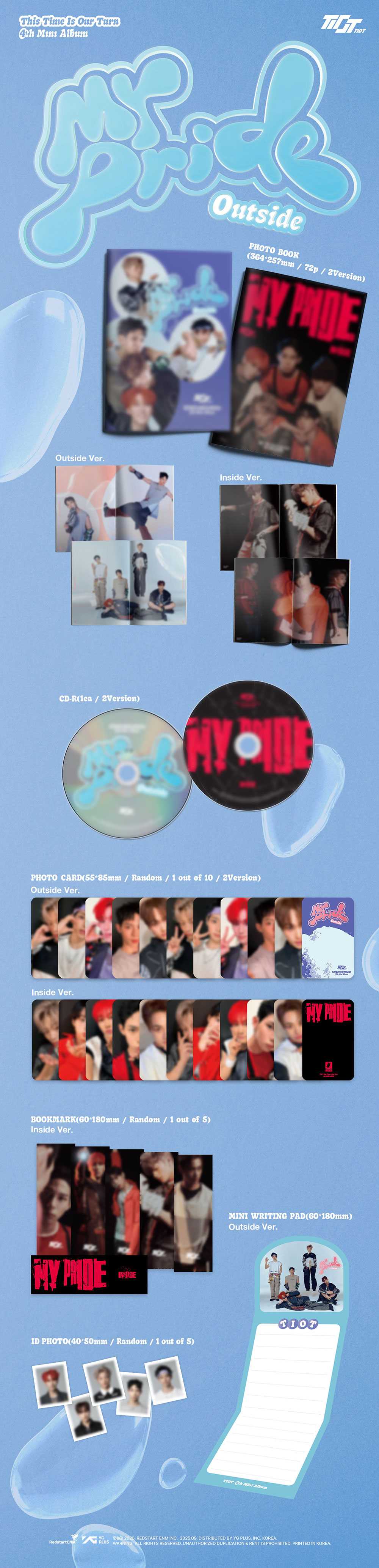 [PRE-ORDER] TIOT - MY PRIDE [4th Mini Album - Photobook Ver.]
