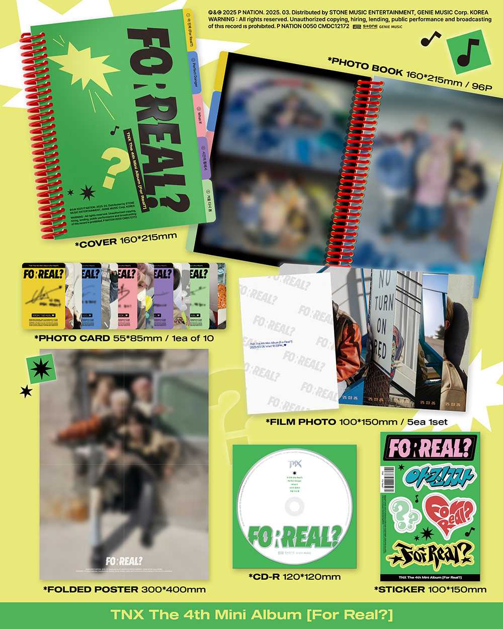 LOUD PNATION フォトブック（CD付）+トレカセット ／ TNX TNX - For Real? [4th Mini Album] - K PLACE