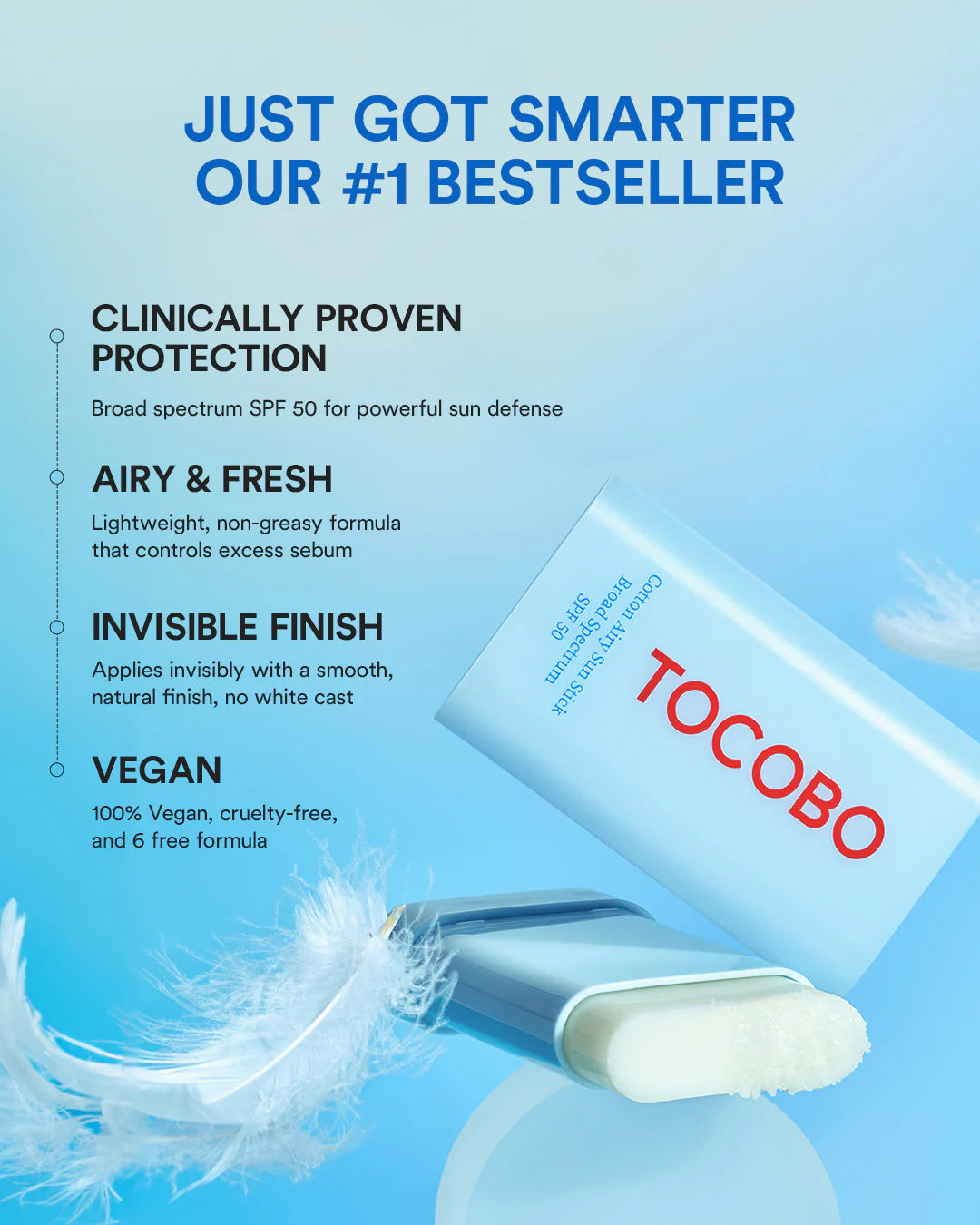 TOCOBO - Cotton Airy Sun Stick gallery image 2