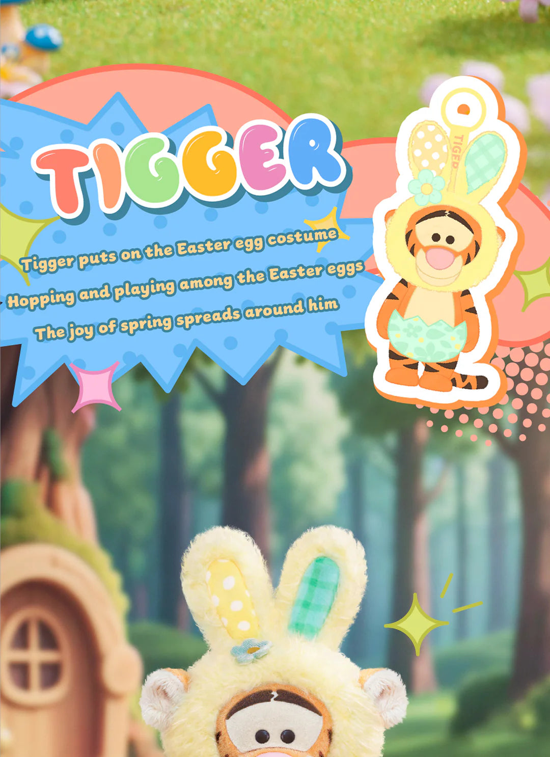 TOPTOY x DISNEY - Easter Egg Series Plush Charm Blind Box gallery image 11