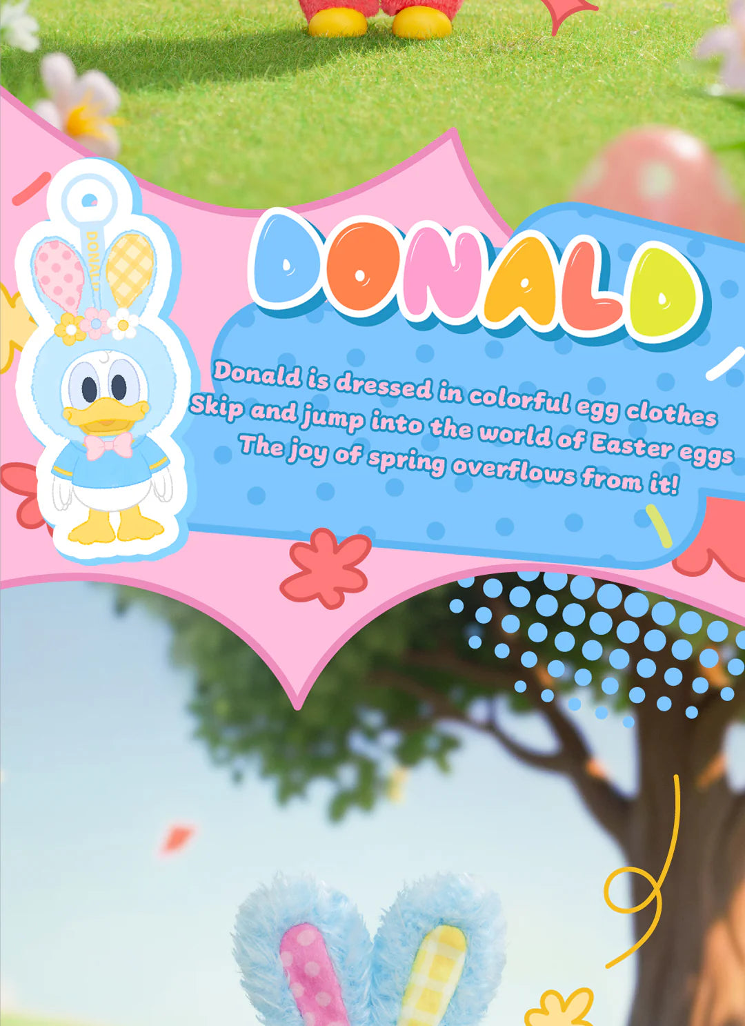TOPTOY x DISNEY - Easter Egg Series Plush Charm Blind Box gallery image 4