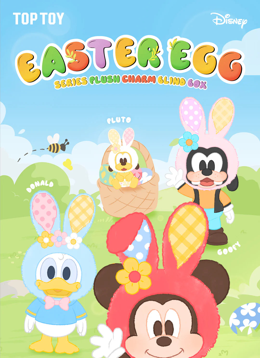 TOPTOY x DISNEY - Easter Egg Series Plush Charm Blind Box gallery image 1