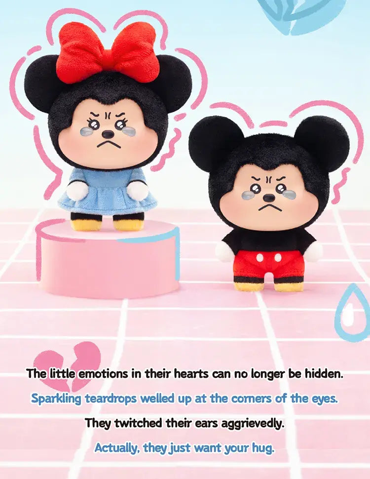 TOPTOY x DISNEY - Mickey & Minnie Pouty Series Plush Charm Blind Box gallery image 7