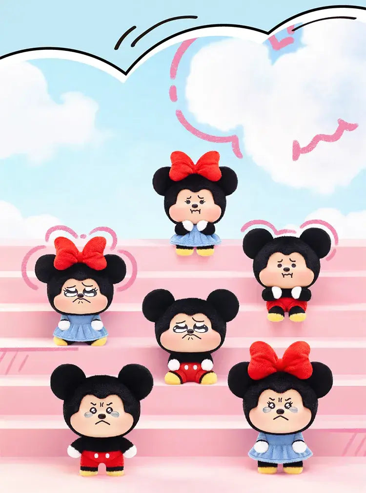 TOPTOY x DISNEY - Mickey & Minnie Pouty Series Plush Charm Blind Box gallery image 10