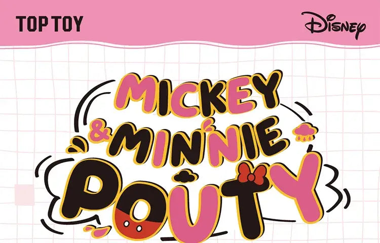 TOPTOY x DISNEY - Mickey & Minnie Pouty Series Plush Charm Blind Box gallery image 1