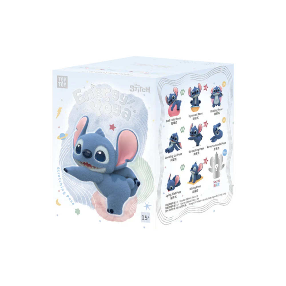TOPTOY x DISNEY Stitch Energy Yoga Series Figure Blind Box - Single Box - Main Image 
