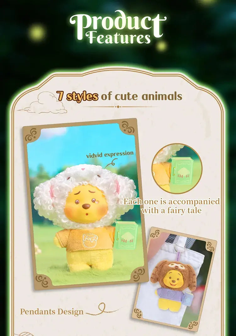 TOPTOY x DISNEY - Winnie the Pooh Animal Storybook Series Plush Keychain Blind Box gallery image 15