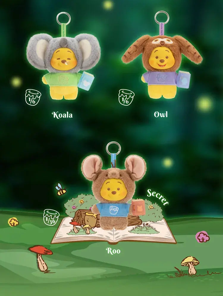 TOPTOY x DISNEY - Winnie the Pooh Animal Storybook Series Plush Keychain Blind Box gallery image 19