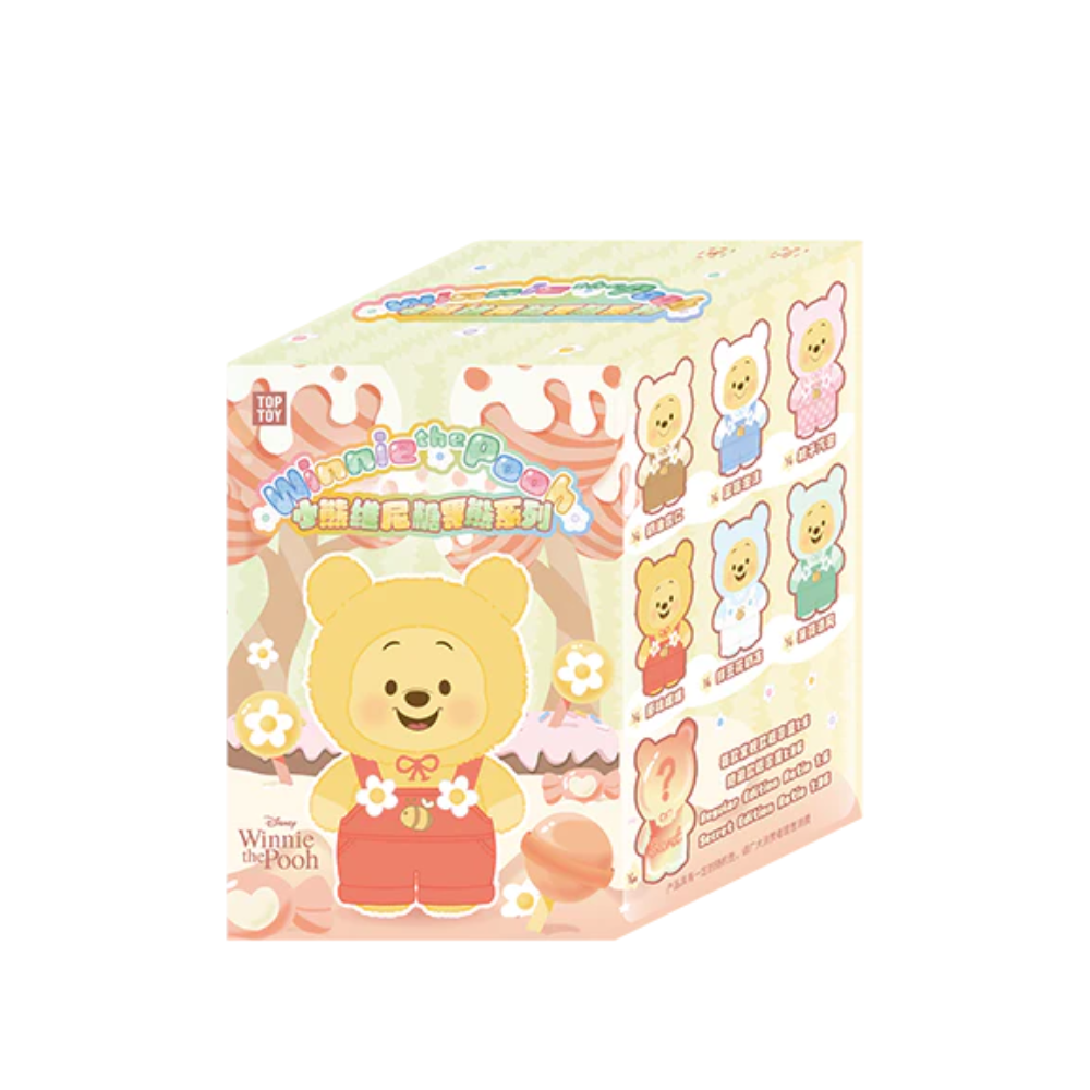 TOPTOY x DISNEY Winnie the Pooh Candy Series Plush Keychain Blind Box - Single Box - Main Image 