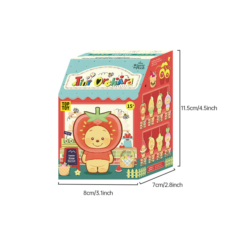 TOPTOY x DISNEY - Winnie the Pooh Tiny Orchard Fruit Series Keychain Blind Box gallery image 3