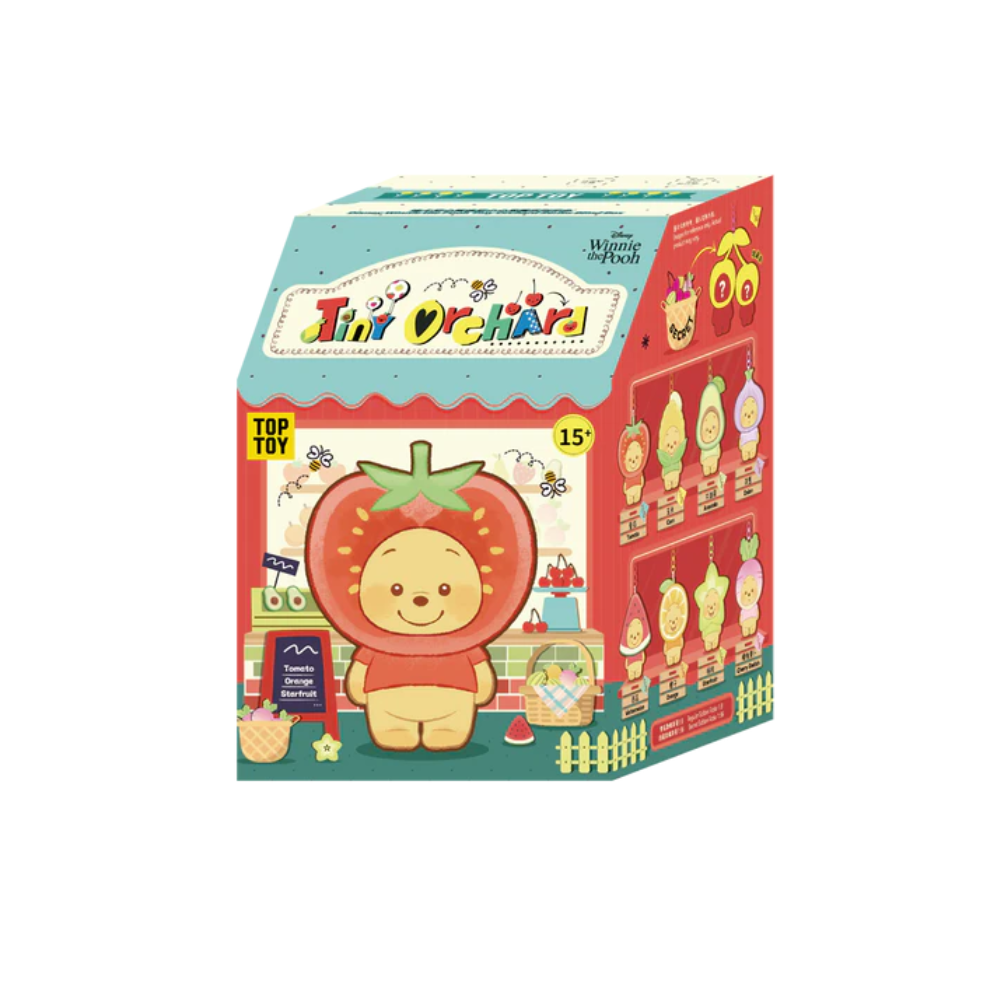 TOPTOY x DISNEY Winnie the Pooh Tiny Orchard Fruit Series Keychain Blind Box - Single Box - Main Image
