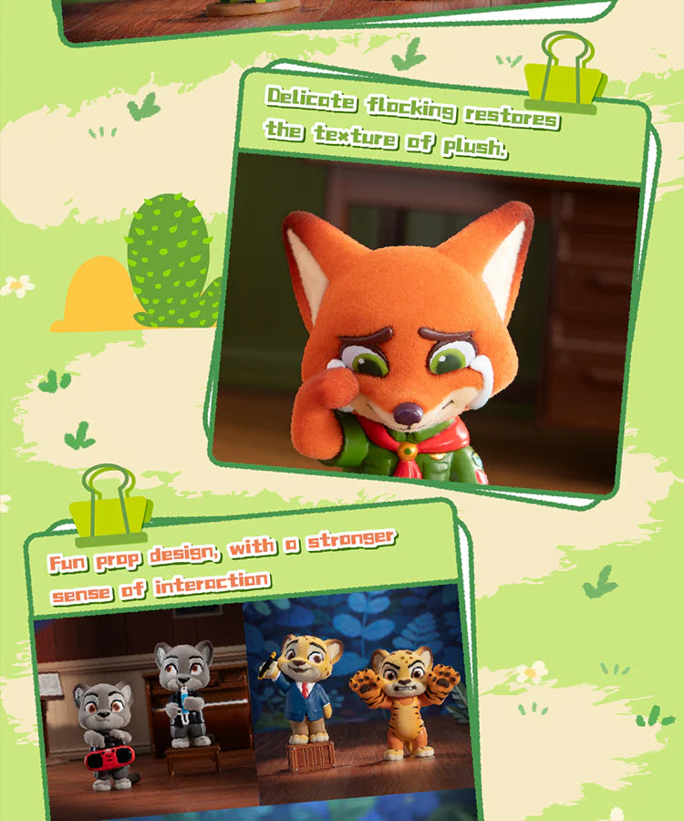 TOPTOY x DISNEY - Zootopia Childhood Photo Studio Series Figure Blind Box gallery image 13