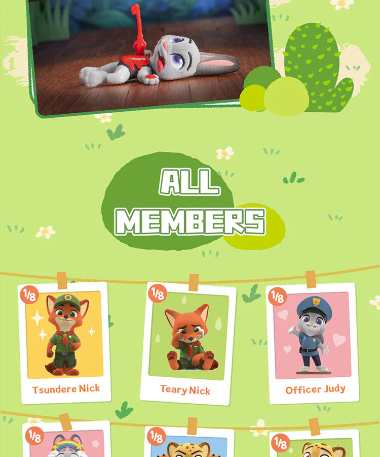 TOPTOY x DISNEY - Zootopia Childhood Photo Studio Series Figure Blind Box gallery image 14