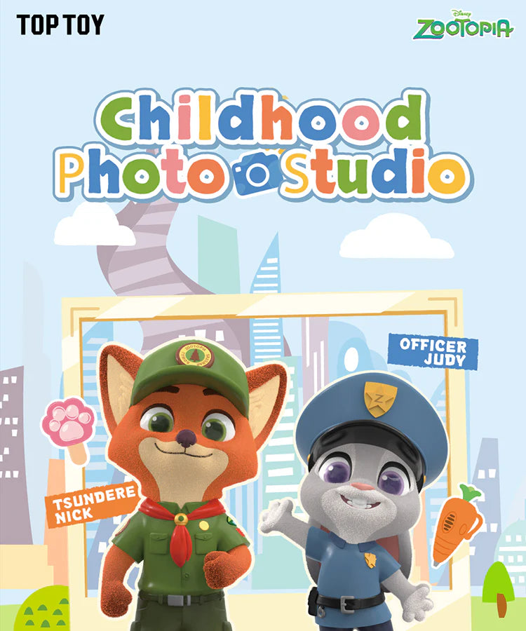 TOPTOY x DISNEY - Zootopia Childhood Photo Studio Series Figure Blind Box gallery image 1