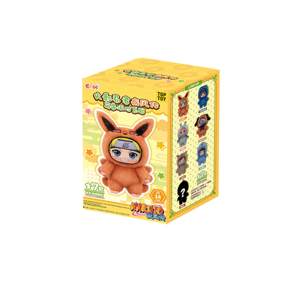 TOPTOY x NARUTO Naruto Shippuden Cute Beast Party Series Plush Keychain Blind Box - Single Box - Main Image