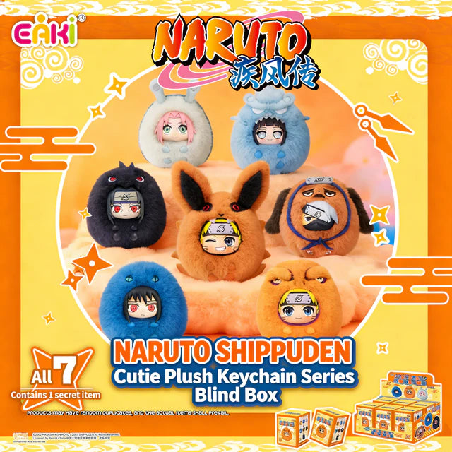 TOPTOY x NARUTO Naruto Shippuden Cutie Series Plush Keychain Blind Box - Main Image 