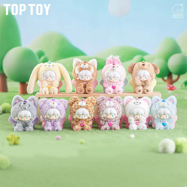 TOPTOY x GYUN-MIE MEE MEE Big-Tailed Critter Crew Series Plush Blind Box - Main Image