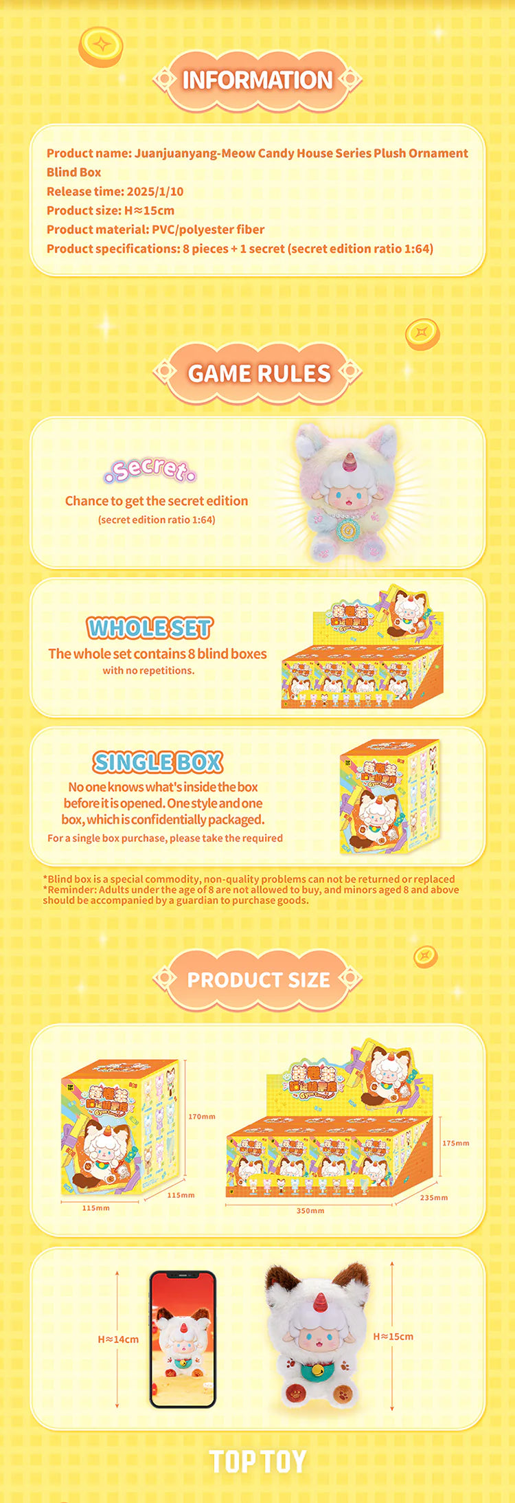 TOPTOY x GYUN-MIE - MEE MEE Candy Land Series Blind Box gallery image 7