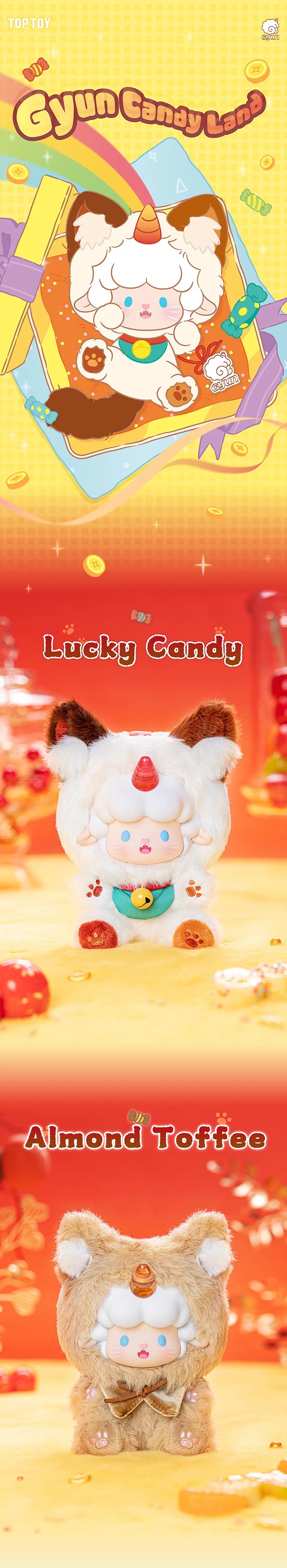 TOPTOY x GYUN-MIE - MEE MEE Candy Land Series Blind Box gallery image 1