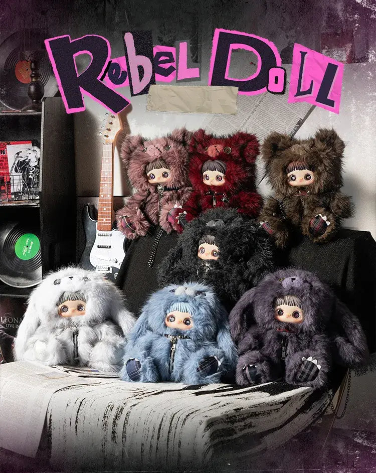 TOPTOY x MAYMEI - Rebel Doll Series Plush Backpack Blind Box gallery image 10