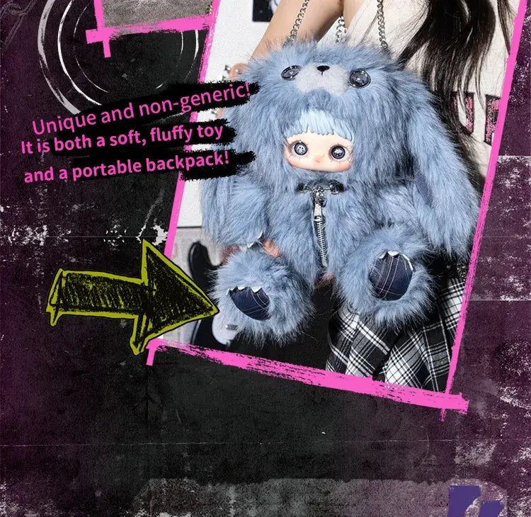 TOPTOY x MAYMEI - Rebel Doll Series Plush Backpack Blind Box gallery image 12