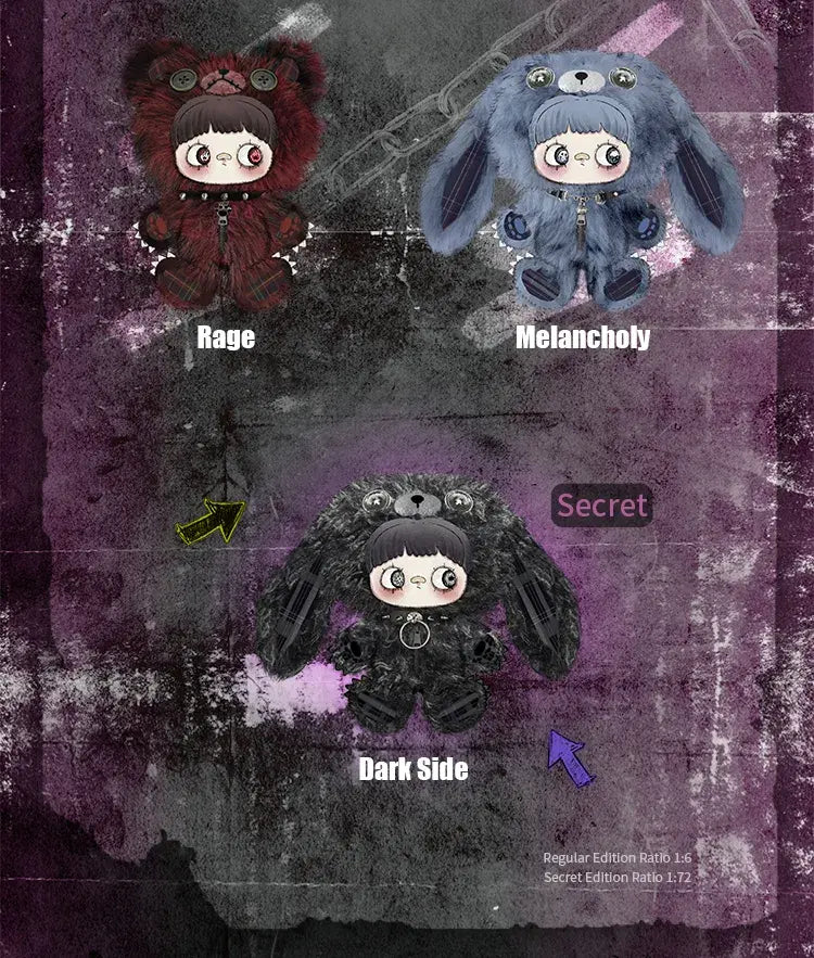 TOPTOY x MAYMEI - Rebel Doll Series Plush Backpack Blind Box gallery image 14