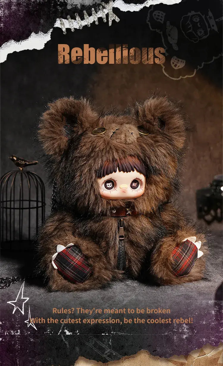 TOPTOY x MAYMEI - Rebel Doll Series Plush Backpack Blind Box gallery image 7