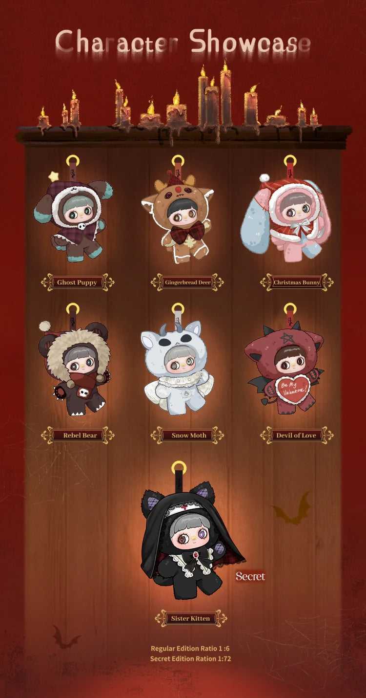 TOPTOY x MAYMEI - Winter Weirdness Series Plush Keychain Blind Box gallery image 12
