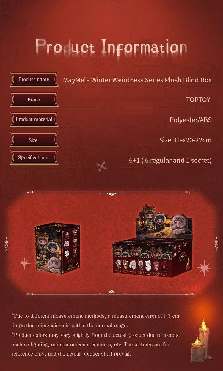TOPTOY x MAYMEI - Winter Weirdness Series Plush Keychain Blind Box gallery image 13