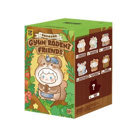 TOPTOY x GYUN-MIE MEE MEE Rodent Friends Series Vinyl Plush Blind Box - Single Box - Main Image 