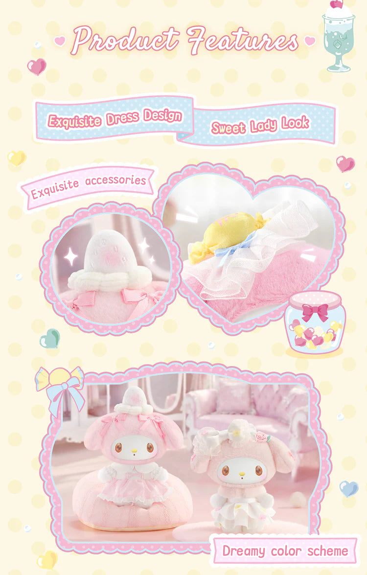 TOPTOY x SANRIO - My Melody Sweet Dreams Boudoir Series Plush Blind Box gallery image 12