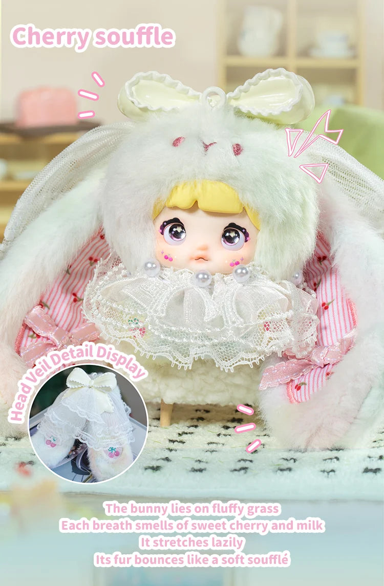 TOPTOY x NOMMI - Baby Sweetheart Bunny Plush Keychain Blind Box gallery image 11