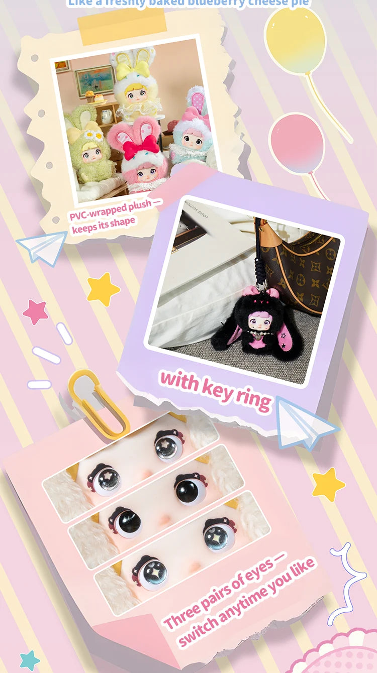 TOPTOY x NOMMI - Baby Sweetheart Bunny Plush Keychain Blind Box gallery image 13